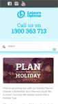 Mobile Screenshot of leisureoptions.com.au